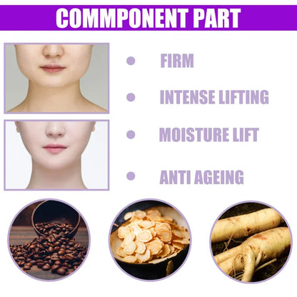 V Shape Slimming Cream Face-lift Removal Double Chin Firming Tighten Mandibular line Slimming Muscle Fat Burning Cream 30g