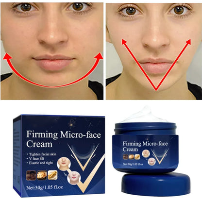 V Shape Slimming Cream Face-lift Removal Double Chin Firming Tighten Mandibular line Slimming Muscle Fat Burning Cream 30g