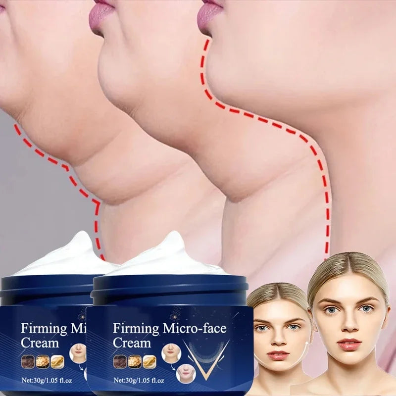 V Shape Slimming Cream Face-lift Removal Double Chin Firming Tighten Mandibular line Slimming Muscle Fat Burning Cream 30g