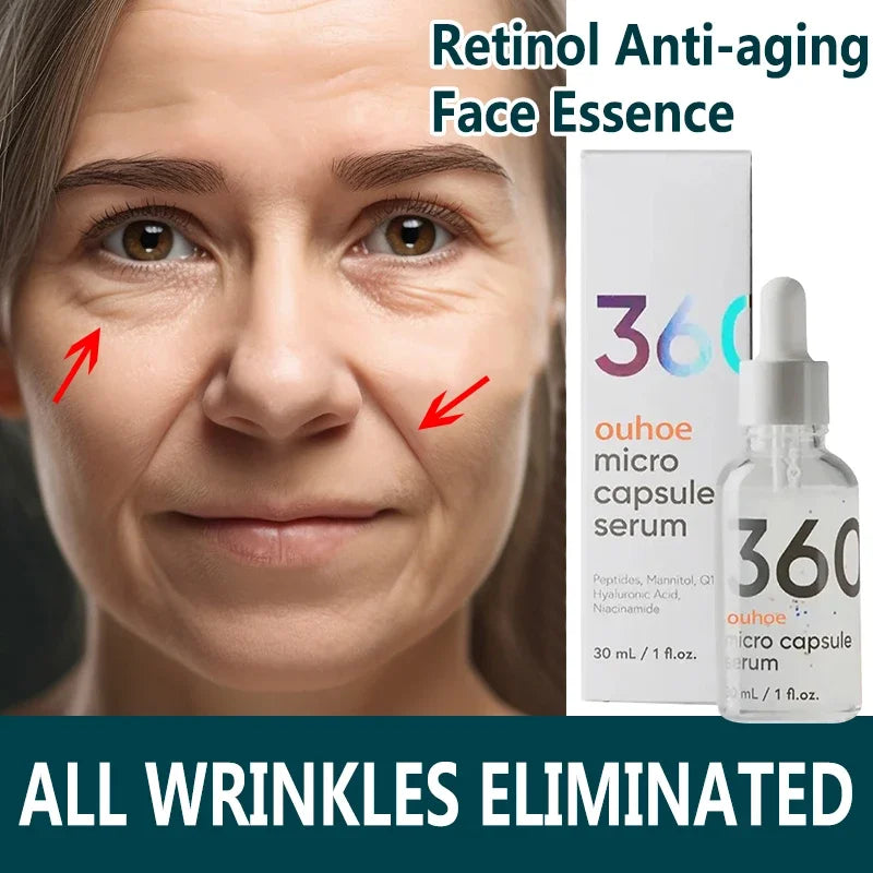 Fast Wrinkle Remover Face Serum Lifting Firming Fade Fine Lines Anti-aging Essence Nouris Skin Care Quickly