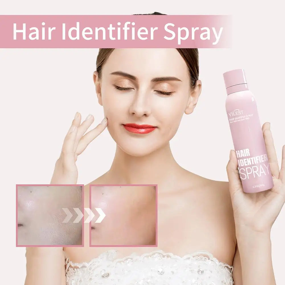 Hair Identifier Spray Dermaplaning Spray Powder For Facial Hair, Moisturizing And Skin Care Dermaplaner Spray For Face Shaving