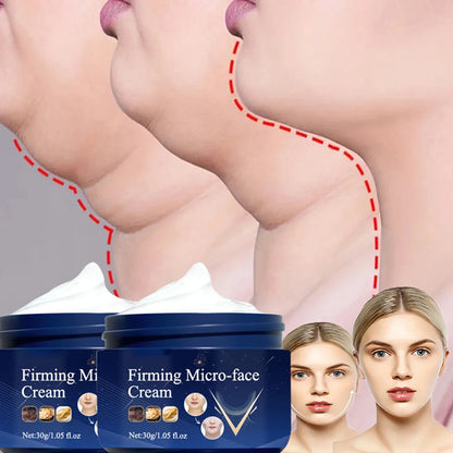 V Shape Slimming Cream Face-lift Removal Double Chin Firming Tighten Mandibular line Slimming Muscle Fat Burning Cream 30g