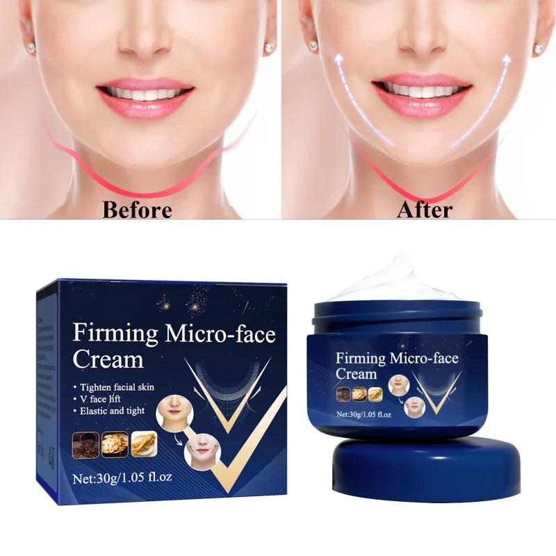 V Shape Slimming Cream Face-lift Removal Double Chin Firming Tighten Mandibular line Slimming Muscle Fat Burning Cream 30g