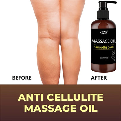 GZE Body Smooths Skin Massage Oil Infused with Collagen and Stem Cell Skin Tightening Moisturizing Firming Body Cleansing